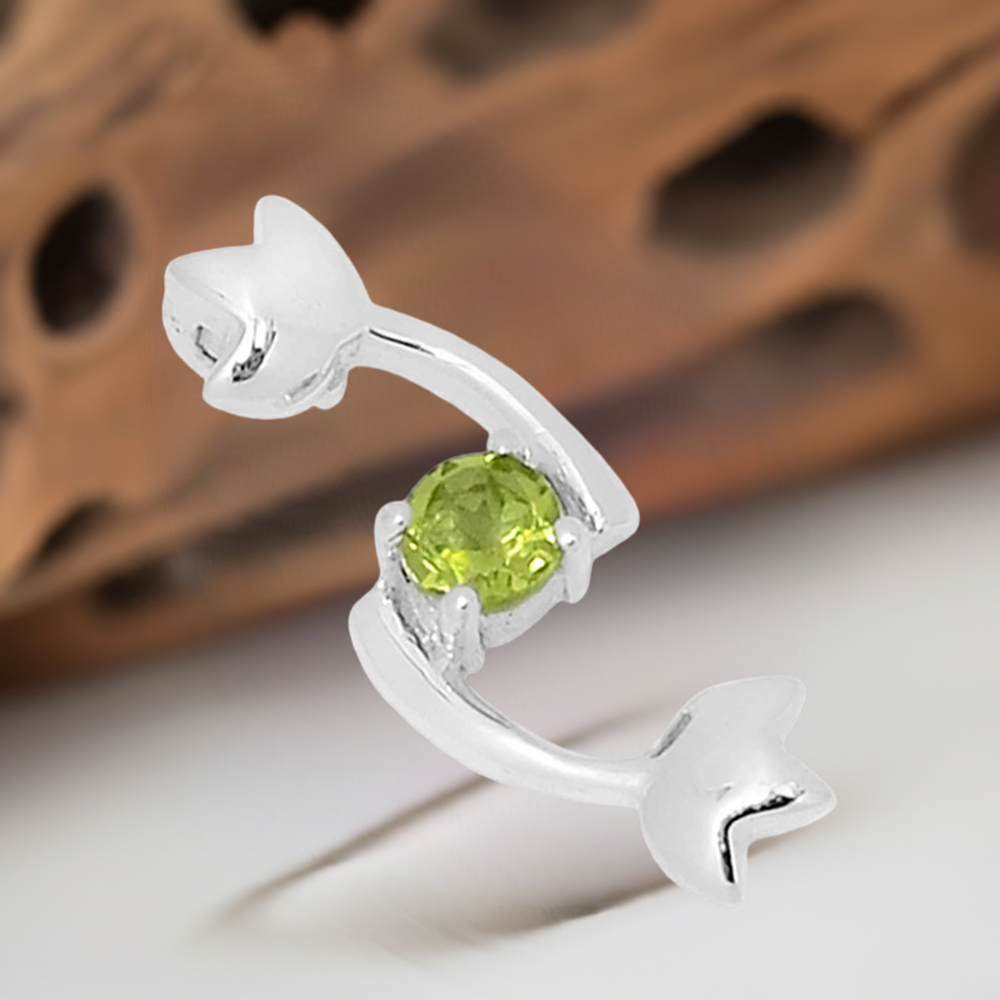 925 Sterling Silver Handmade Pendants In Peridot Gemstone Jewelry 925SSP326-6