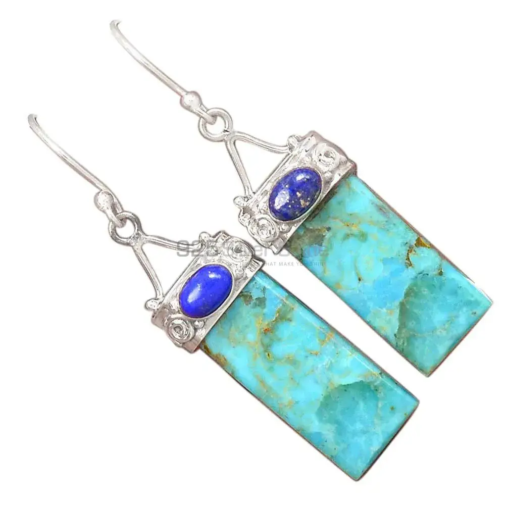 925 Sterling Silver Earrings In Multi Gemstone Jewelry 925SE3100_2