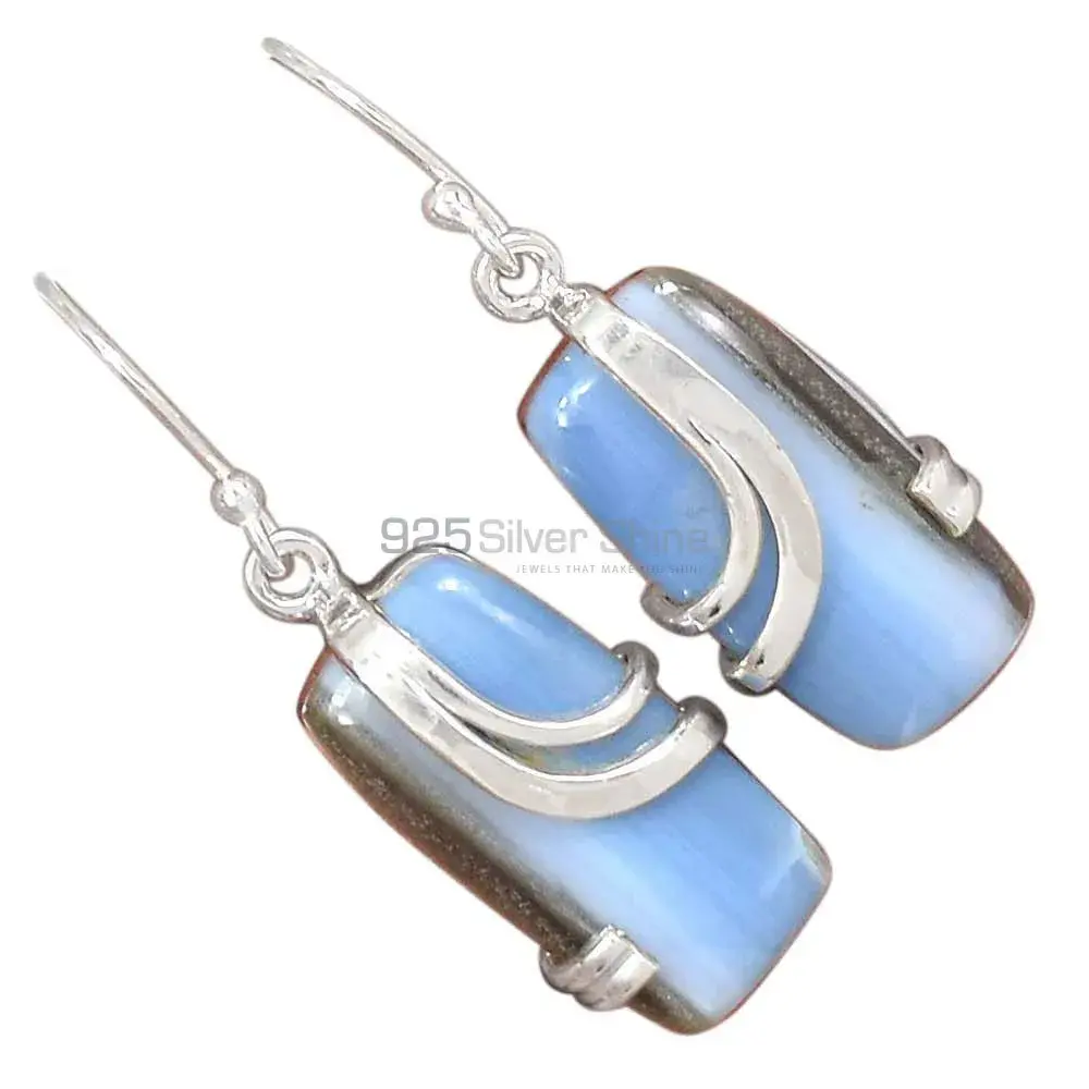 925 Sterling Silver Handmade Earrings In Agate Gemstone Jewelry 925SE2091_2