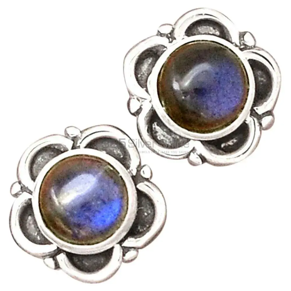 925 Sterling Silver Handmade Earrings In Labradorite Gemstone Jewelry 925SE2249_2