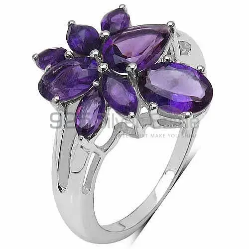 925 Sterling Silver Handmade Rings In Amethyst Gemstone Jewelry 925SR3266_2