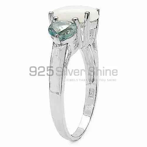 925 Sterling Silver Handmade Rings In Multi Gemstone Jewelry 925SR3172_2