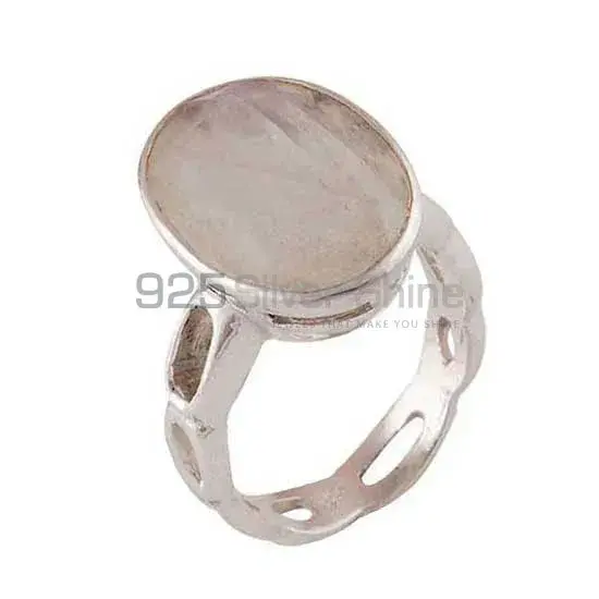 925 Sterling Silver Handmade Rings In Rainbow Moonstone Jewelry 925SR3933_1