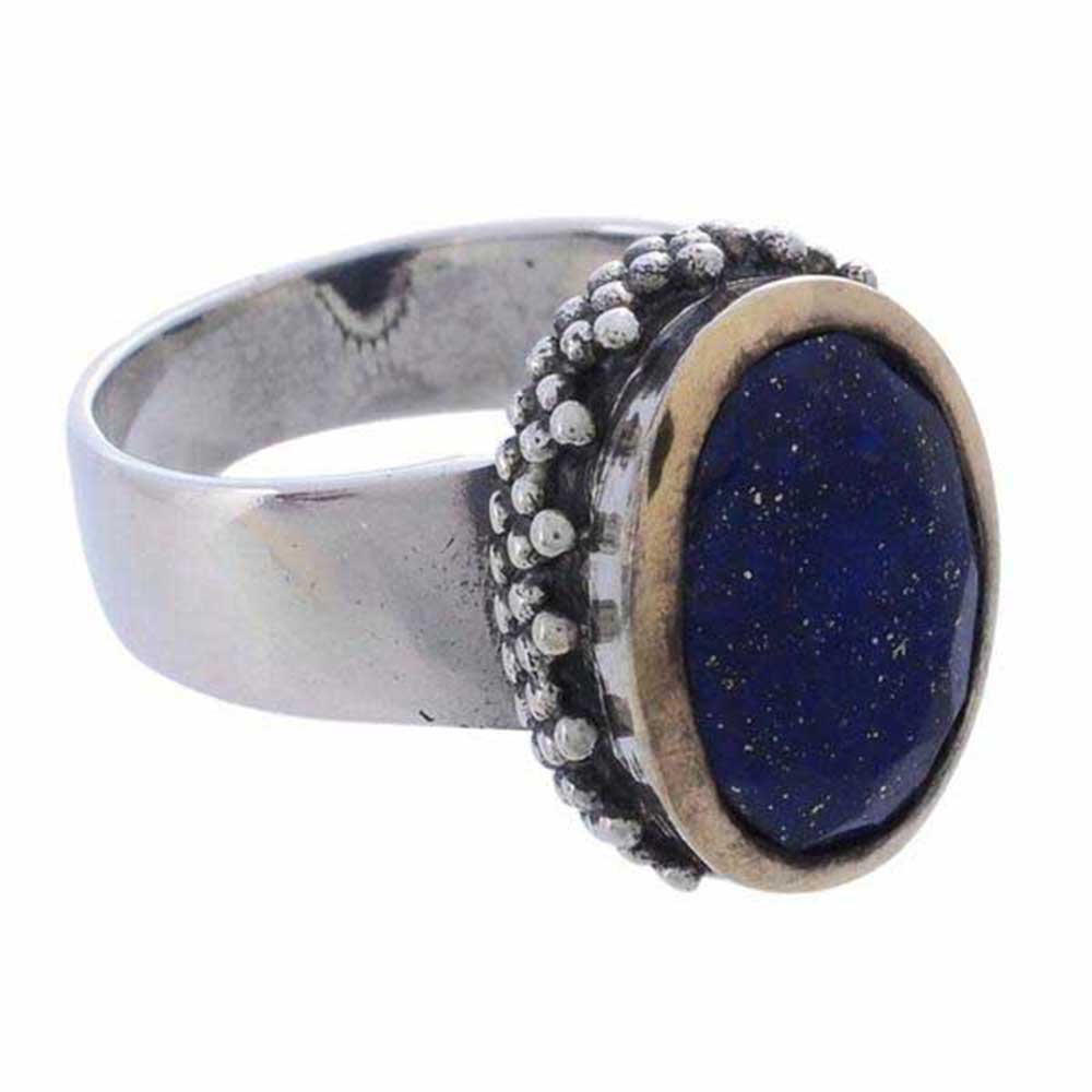 925 Sterling Silver Handmade Rings In Lapis Gemstone Jewelry 925SR976_0