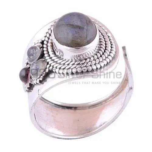 925 Sterling Silver Handmade Rings In Multi Gemstone Jewelry 925SR2999_0