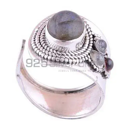 925 Sterling Silver Handmade Rings In Multi Gemstone Jewelry 925SR2999_1