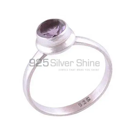 Sterling Silver Amethyst February Birthstone Rings 925SR3498_0