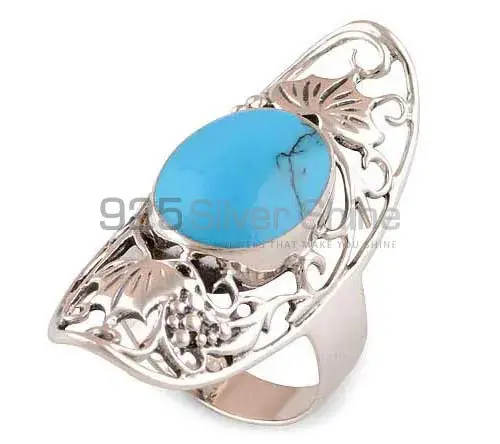 925 Sterling Silver Rings In Turquoise Gemstone Jewelry 925SR2915_1