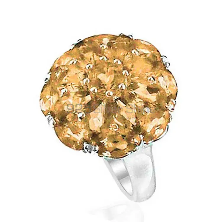 925 Sterling Silver Rings In Citrine Gemstone Jewelry 925SR2047_0