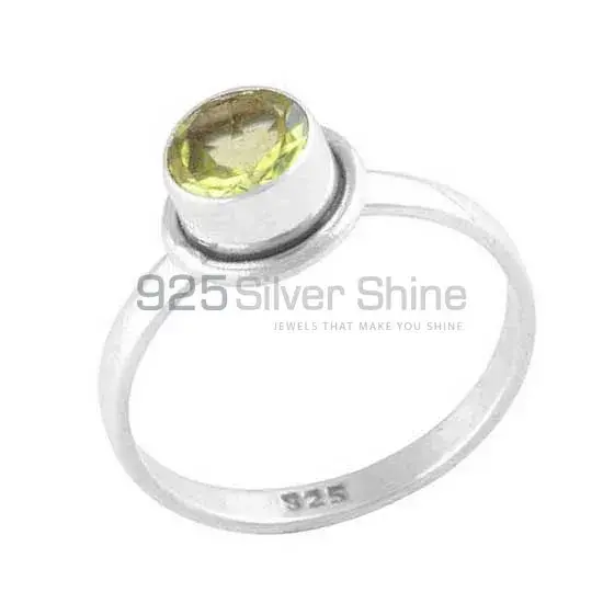 925 Sterling Silver Rings In Lemon Quartz Gemstone Jewelry 925SR3493_1