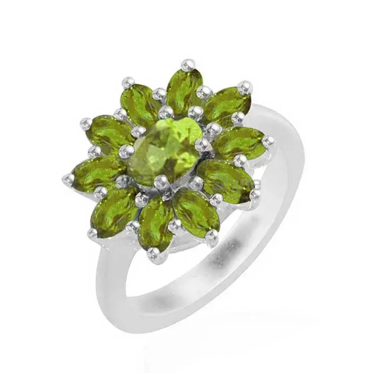925 Sterling Silver Rings In Peridot Gemstone Jewelry 925SR1743_1