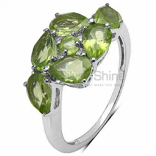 925 Sterling Silver Rings In Peridot Gemstone Jewelry 925SR3335_2
