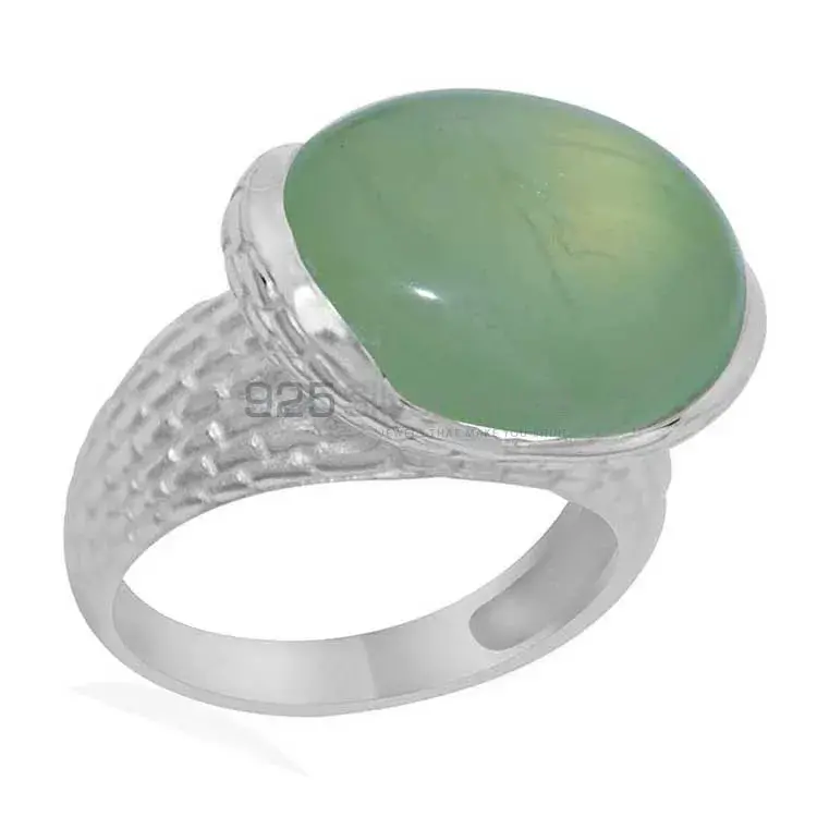925 Sterling Silver Rings In Prehnite Gemstone Jewelry 925SR1889_1