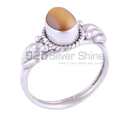 925 Sterling Silver Rings In Tiger's Eye Gemstone Jewelry 925SR2767_0