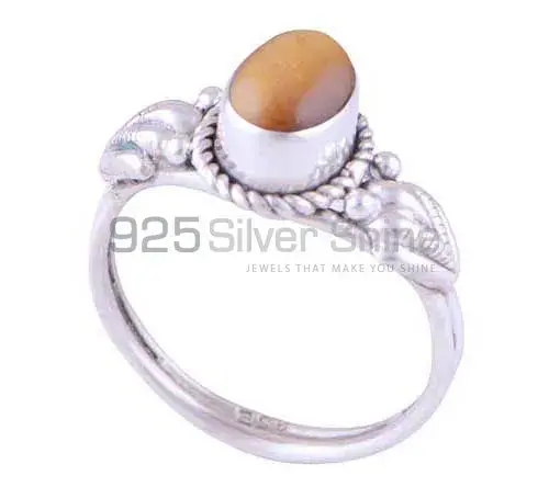 925 Sterling Silver Rings In Tiger's Eye Gemstone Jewelry 925SR2767_1