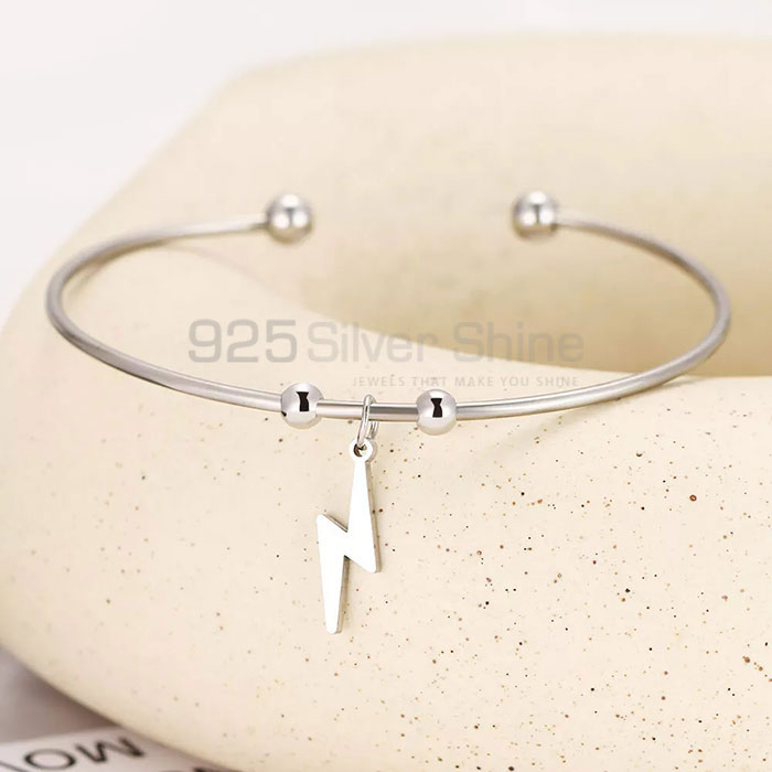 Lightening Charm Cuff Bangle Bracelet LGMB343_0