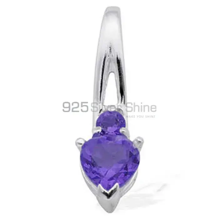 Amethyst Gemstone Pendants In Solid Sterling Silver Jewelry 925SP1592