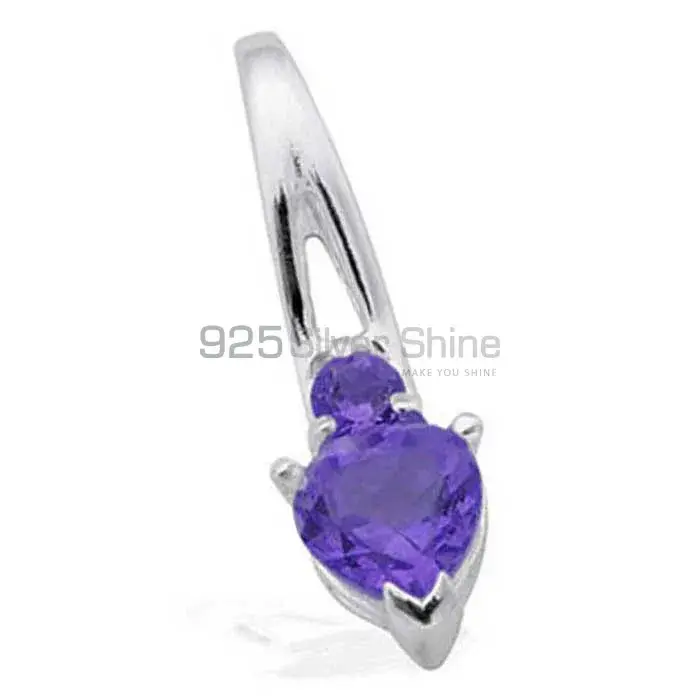 Amethyst Gemstone Pendants In Solid Sterling Silver Jewelry 925SP1592_0
