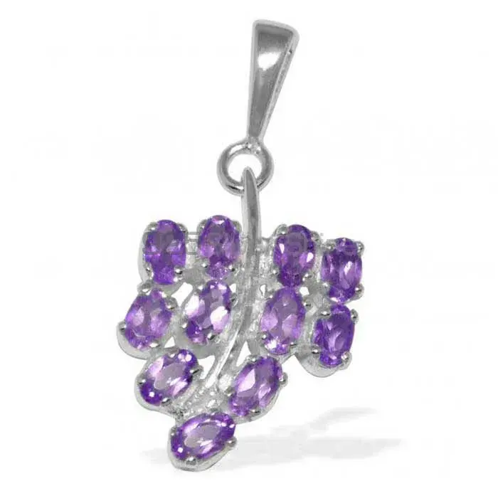 Amethyst Gemstone Pendants In Solid Sterling Silver Jewelry 925SP1642