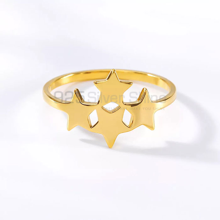 Four Star Charm Ring In Solid Silver STMR540_1