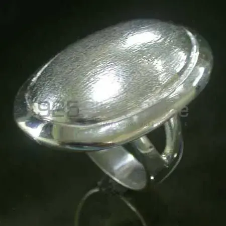 Plain Sterling Silver Rings Jewelry 925SR2516_0