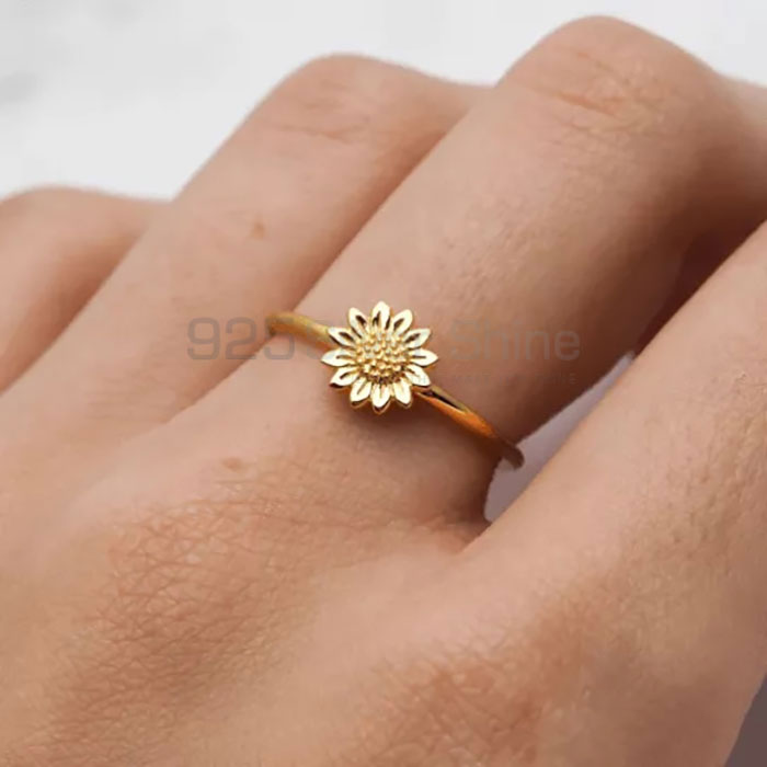 Sunflower Ring In 925 Sterling Silver FWMR256_1