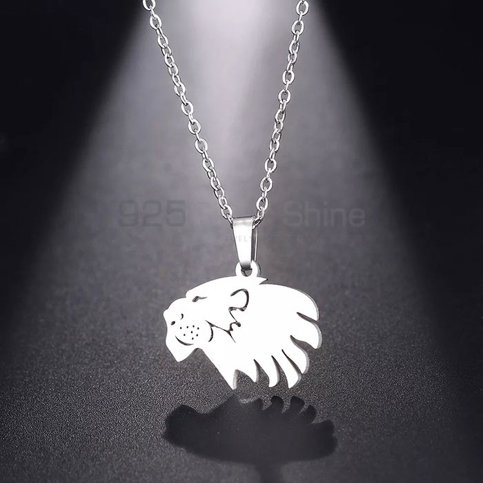 Baby Hedgehog Porcupine Necklace, Animal Minimalist Necklace In 925 Sterling Silver AMN169_0