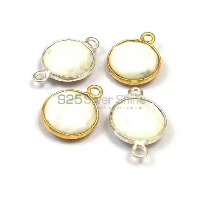 Bail Bezel Sterling Silver Gold Vermeil Connector 925GC158_1