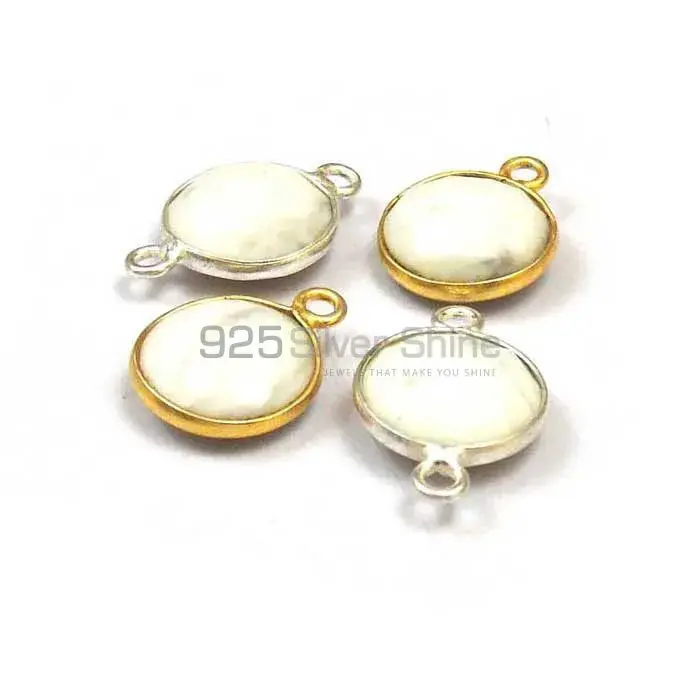 Bail Bezel Sterling Silver Gold Vermeil Connector 925GC158_2