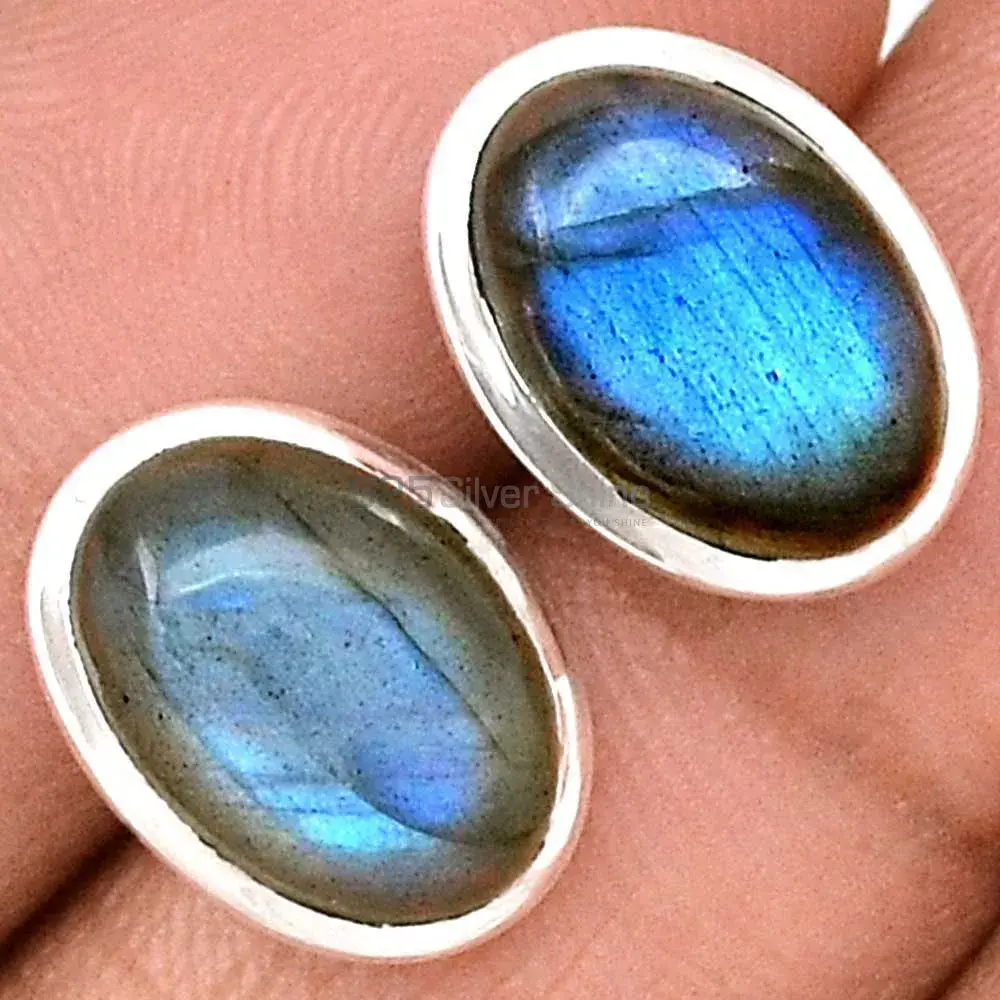 925 Sterling Silver Handmade Earrings In Labradorite Gemstone Jewelry 925SE2250_1