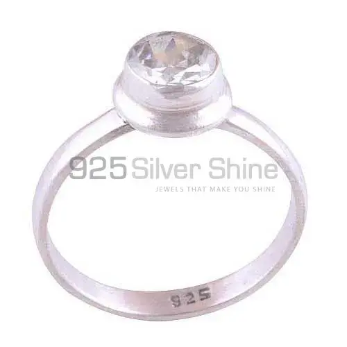 925 Sterling Silver Handmade Rings In Crystal Gemstone Jewelry 925SR3504_0