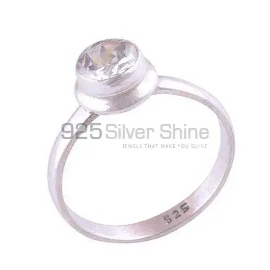 925 Sterling Silver Handmade Rings In Crystal Gemstone Jewelry 925SR3504_1