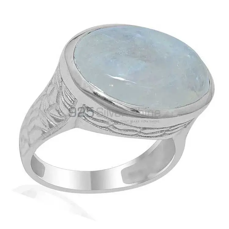 925 Sterling Silver Handmade Rings In Rainbow Moonstone Jewelry 925SR1900_1