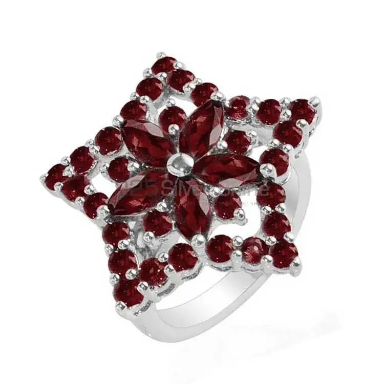 925 Sterling Silver Handmade Rings In Garnet Gemstone Jewelry 925SR1739_1