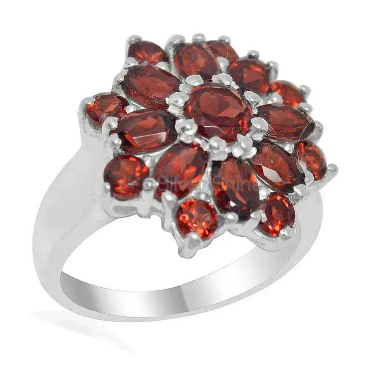 925 Sterling Silver Handmade Rings In Garnet Gemstone Jewelry 925SR2043_1