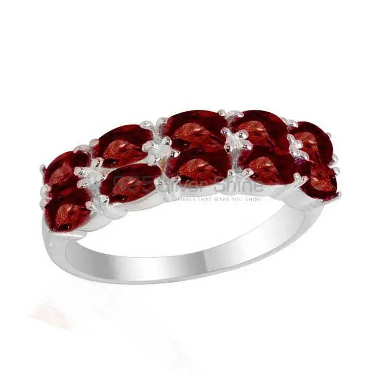 925 Sterling Silver Handmade Rings In Garnet Gemstone Jewelry 925SR2122_1