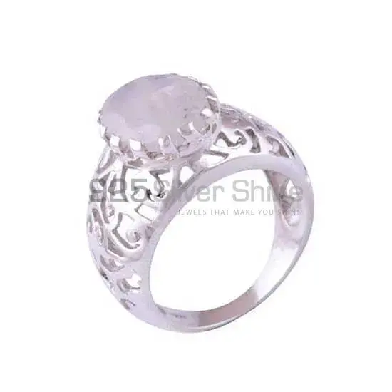 925 Sterling Silver Handmade Rings In Rainbow Moonstone Jewelry 925SR3489_1