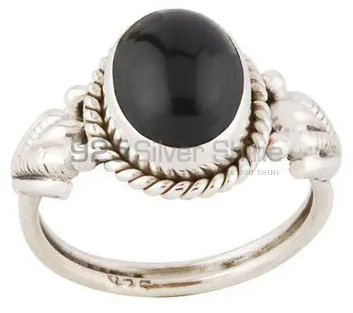 925 Sterling Silver Handmade Rings In Black Onyx Gemstone Jewelry 925SR2773_1