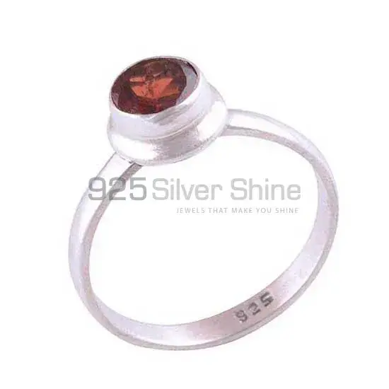 Handmade Garnet Gemstone Sterling Silver Rings 925SR3499_0
