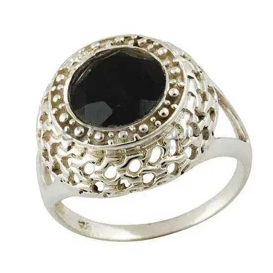 925 Sterling Silver Rings In Black Onyx Gemstone Jewelry 925SR3563_1
