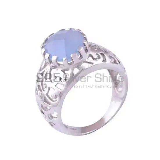 925 Sterling Silver Rings In Chalcedony Gemstone Jewelry 925SR3484_1