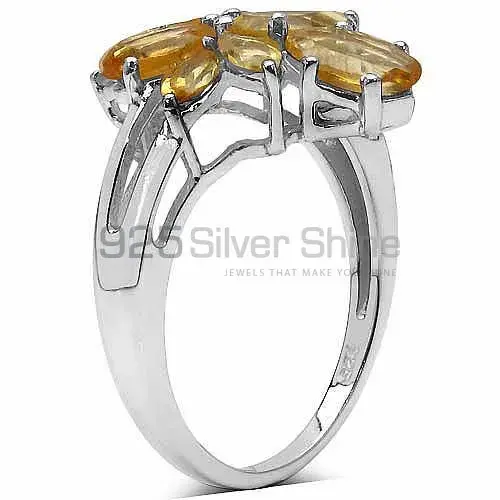 925 Sterling Silver Rings In Citrine Gemstone Jewelry 925SR3326_1