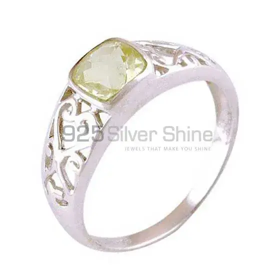 925 Sterling Silver Rings In Lemon Topaz Gemstone Jewelry 925SR4072_0