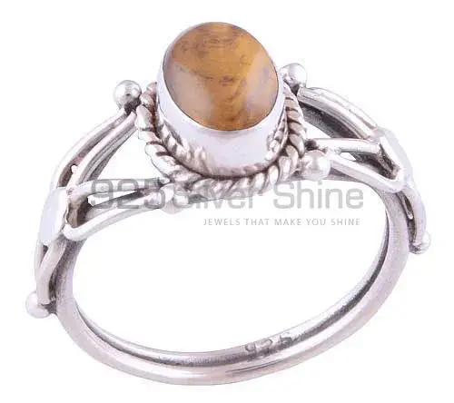 925 Sterling Silver Rings In Tiger's Eye Gemstone Jewelry 925SR2758_0