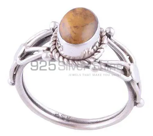 925 Sterling Silver Rings In Tiger's Eye Gemstone Jewelry 925SR2758_1