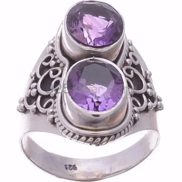 Sterling Silver Amethyst Birthstone Rings 925SR3651_1