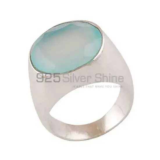925 Sterling Silver Rings In Chalcedony Gemstone Jewelry 925SR3415_0