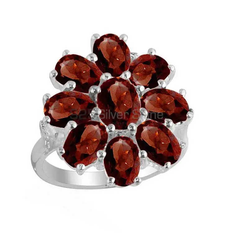 925 Sterling Silver Rings In Garnet Gemstone Jewelry 925SR2127_1
