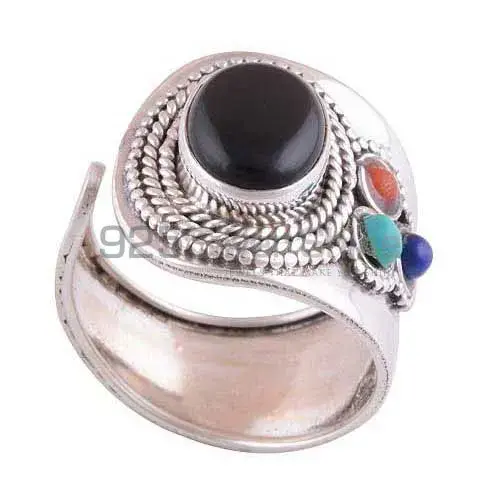 925 Sterling Silver Rings In Multi Gemstone Jewelry 925SR3005_0
