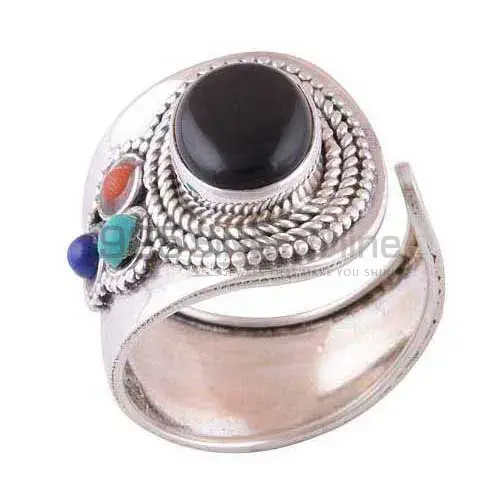 925 Sterling Silver Rings In Multi Gemstone Jewelry 925SR3005_1